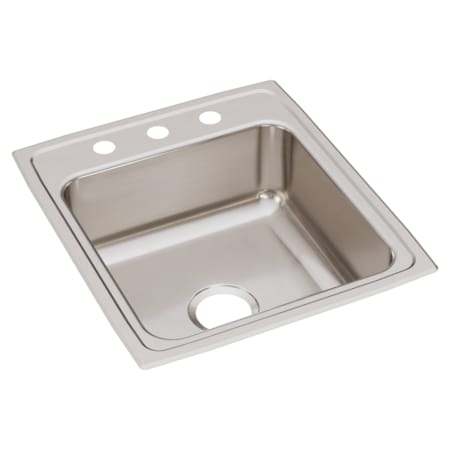 Elkay Kitchen Sink, Top Mount, Stainless steel Finish LR20223